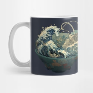 Great Wave Off Kanagawa Noodles Mug